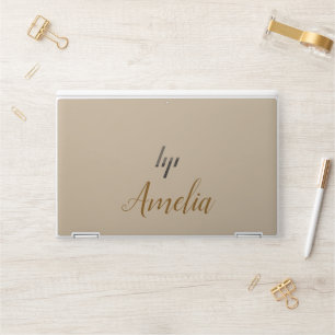Personalized Monogram Name HP Laptop Skin