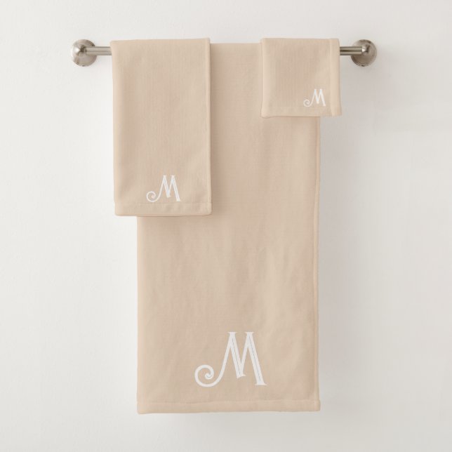 Personalized Monogram Name Initial Towel (Insitu)