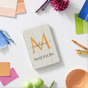 Personalized Monogram & Name  iPad Mini Cover