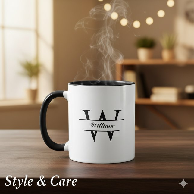 Personalized Monogram Name Mug Made for Daily Styl (Personalized Monogram Name Mug Made for Daily Style)