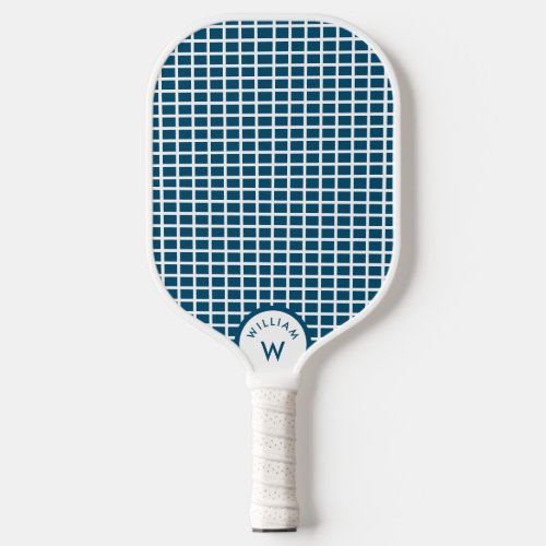  Personalized Monogram Name Pickleball String Blue Pickleball Paddle