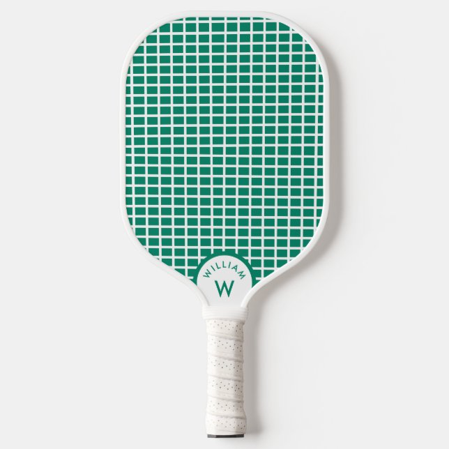  Personalized Monogram Name Pickleball String Paddle (Front)