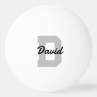 Personalized Monogram Name Ping Pong Ball