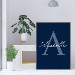 Personalized Monogram Name Poster