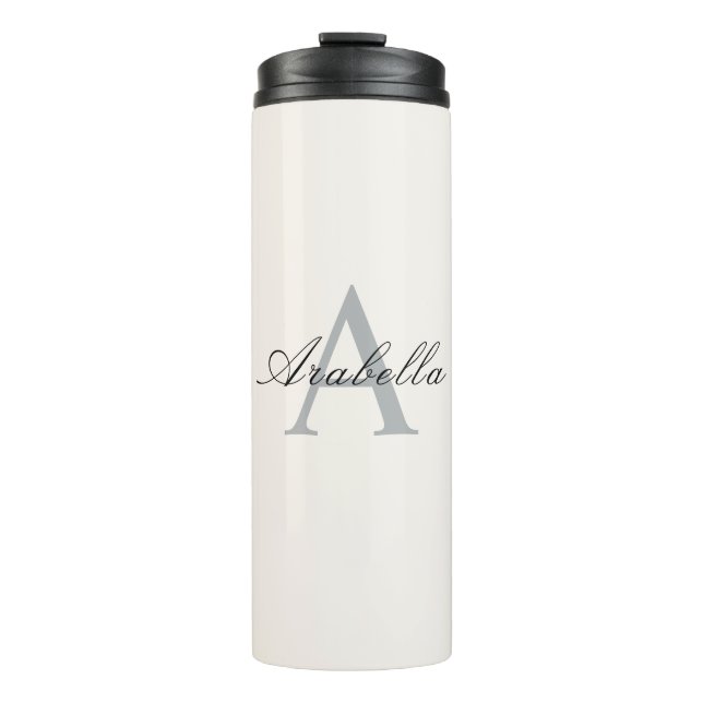  Personalized Monogram  Name  Thermal Tumbler (Front)