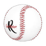 Personalized Monogram Name White Baseball Personalized Monogram Name White Baseball