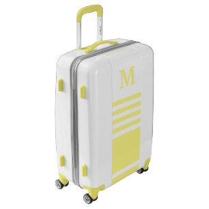 Personalized Monogram Name Yellow Luggage