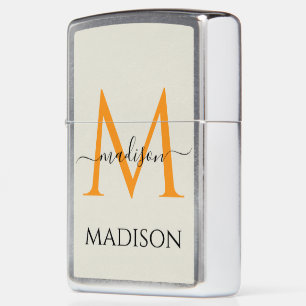 Personalized Monogram & Name  Zippo Lighter