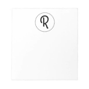Personalized Monogram Notepad