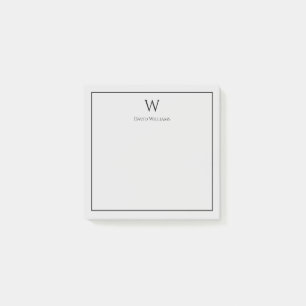 Personalized Monogram Notes