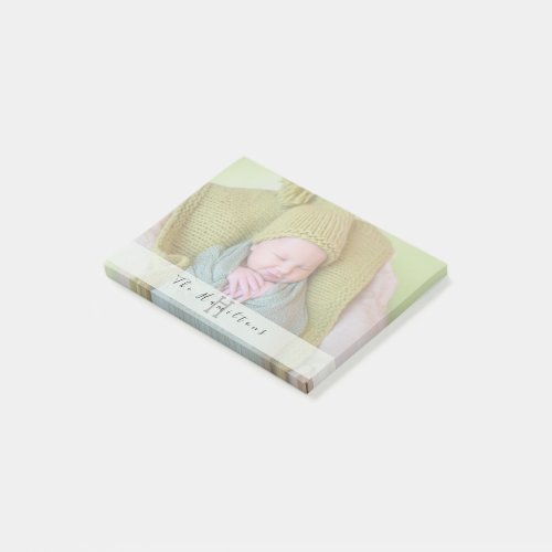 Personalized  Monogram Photo Post it Notes