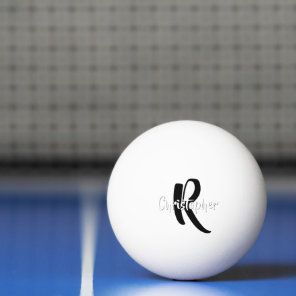 Personalized Monogram Ping Pong Ball