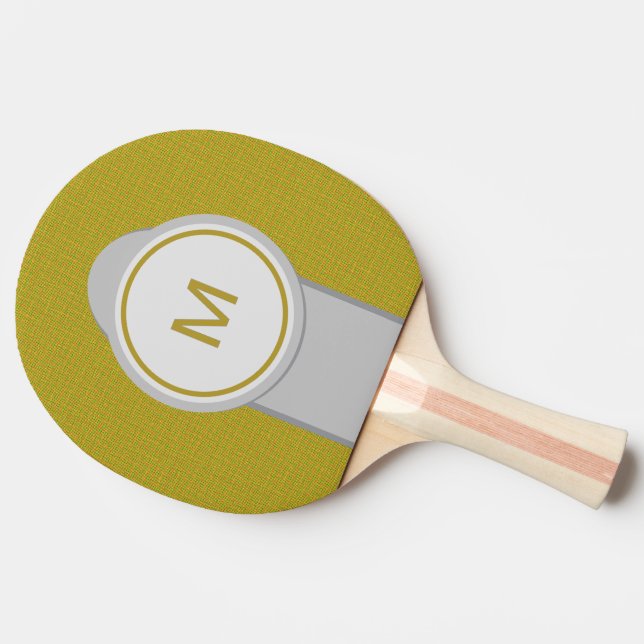 Personalized Monogram Ping Pong Paddle (Side)