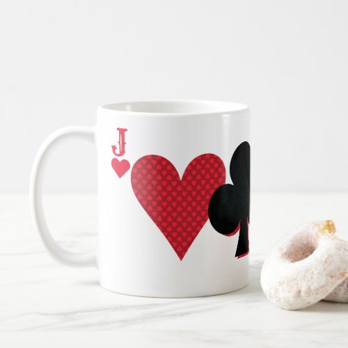 Personalized Monogram Playing Card Bridge  Poker Coffee Mug