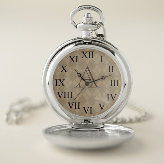 Personalized Monogram Pocket Watch Gift (Inside)