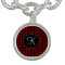 Personalized Monogram Red and Black Buffalo Plaid