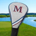 Personalized Monogram Red White Blue Stripes Golf Head Cover<br><div class="desc">Introducing the perfect accessory for any golfer or golf lover - our faux leather golf head cover! With its classic yet stylish design, this head cover is sure to make a statement on the course. Featuring red white and blue stripes, it is the perfect blend of patriotic, preppy and sporty....</div>