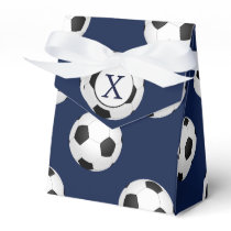 Personalized Monogram Soccer Balls Sports Favor Boxes
