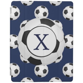 Personalized Monogram Soccer Balls Sports Ipad Smart Cover by MonogramBoutique at Zazzle