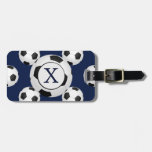 Personalized Monogram Soccer Balls Sports Luggage Tag at Zazzle