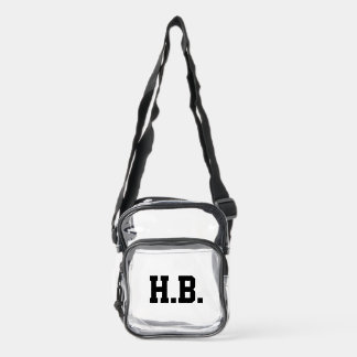 Personalized Monogram Stadium Clear Crossbody