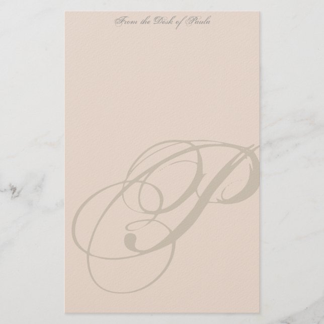 Personalized Monogram Stationery (Front)