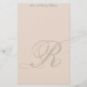 Personalized Monogram Stationery