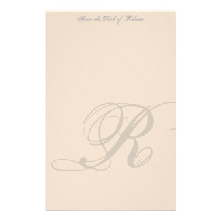 Personalized Monogram Stationery