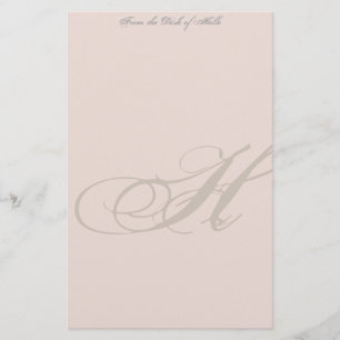 Personalized Monogram Stationery