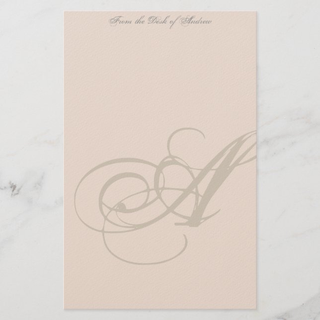 Personalized Monogram Stationery (Front)