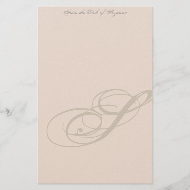Personalized Monogram Stationery (Front)