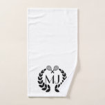 Personalized Monogram Tennis Hand Towel at Zazzle