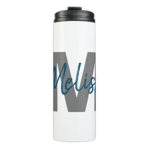 Personalized Monogram Thermal Tumbler