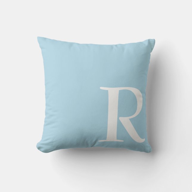 Personalized Monogram  Throw Pillow (Front)
