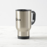 Personalized Monogram Travel Coffee Mug