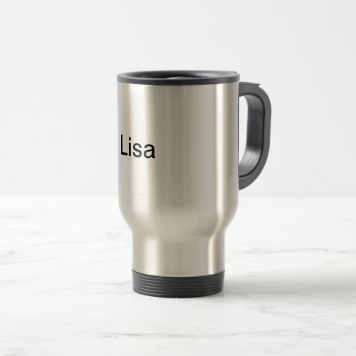 Personalized Monogram Travel Mug