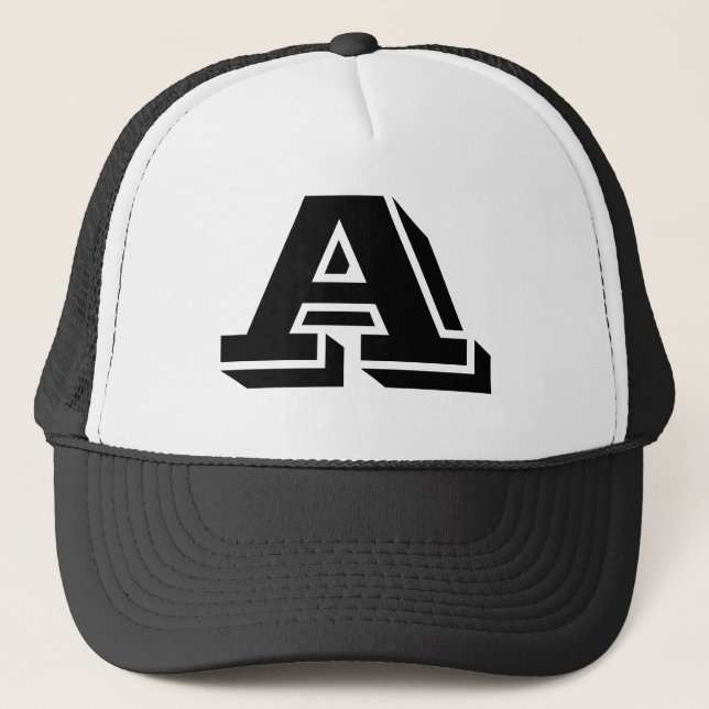 Personalized Monogram Trucker Hat  (Front)