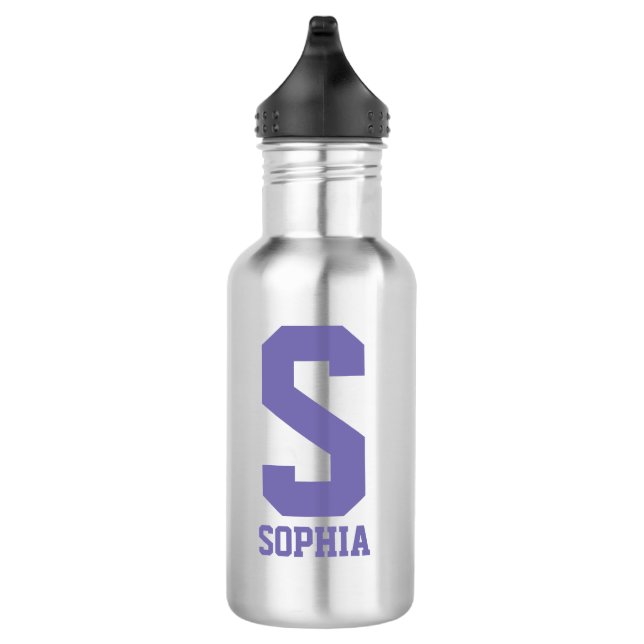Personalized monogram Water Bottle | Sports Gift (Right)