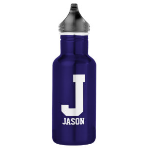Personalized monogram Water Bottle Sports Gift