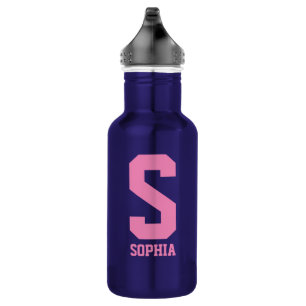 Personalized monogram Water Bottle Sports Gift