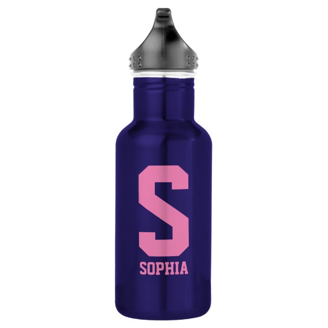 Personalized monogram Water Bottle | Sports Gift (Right)