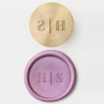 Personalized Monogram Wedding Wax Seal Stamp<br><div class="desc">The "Personalized Monogram Wedding Wax Seal Stamp" - is a timeless treasure that adds a touch of elegance and sophistication to your special day. Crafted with meticulous attention to detail, this custom wax seal stamp is the perfect accent for sealing your wedding invitations, envelopes, and thank-you cards. Envision your initials...</div>