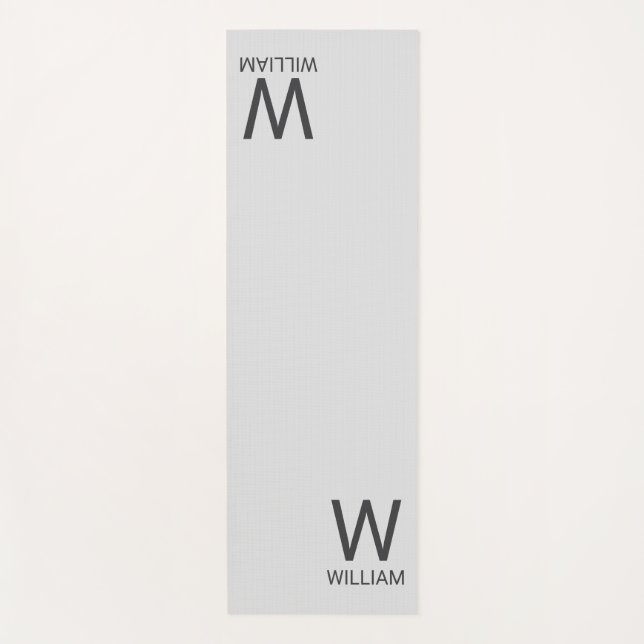 Personalized Monogram Yoga Mat (Front)
