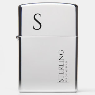 Personalized Monogram Zippo Lighter for Men
