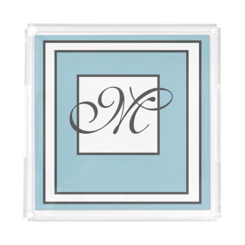 Personalized Monogrammed Acrylic Tray