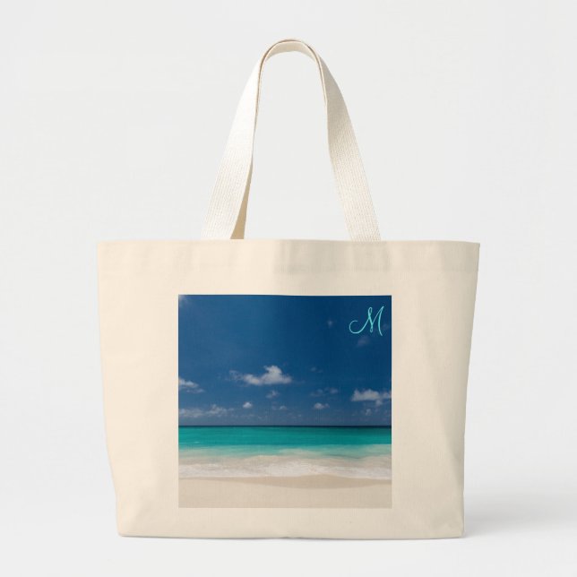 Personalized Monogrammed Beach Bags (Front)