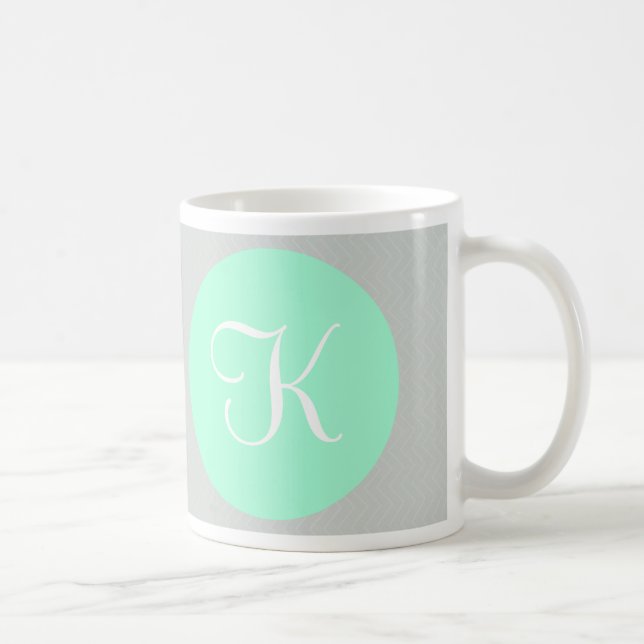 Personalized Monogrammed Coffee Mug (Right)