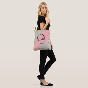 Personalized Monogrammed Customized Letter O Name Tote Bag
