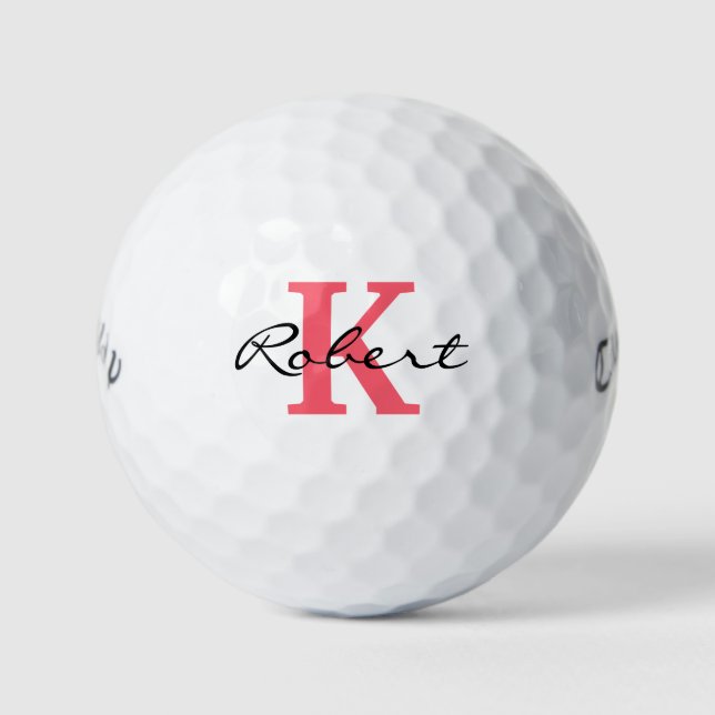 Personalized Monogrammed | #fathersday Callaway Golf Balls (Front)
