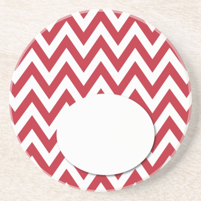Personalized Monogrammed Gifts  red Drink Coasters